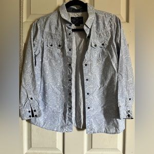 Cody James boys paisley dress shirt with snaps